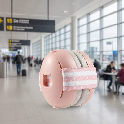 casque anti-bruit bebe moma modele rose