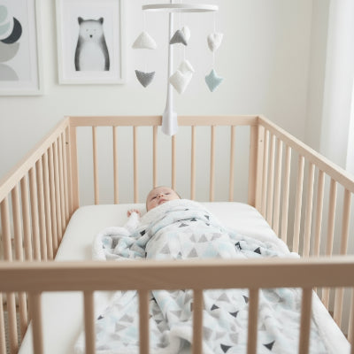 COUVERTURE BEBE OVELLA bebe couvert dans le lit