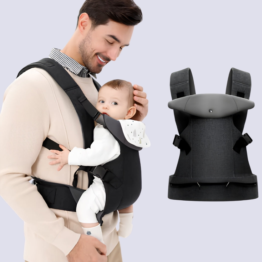 Porte bébé Azylis gris foncé