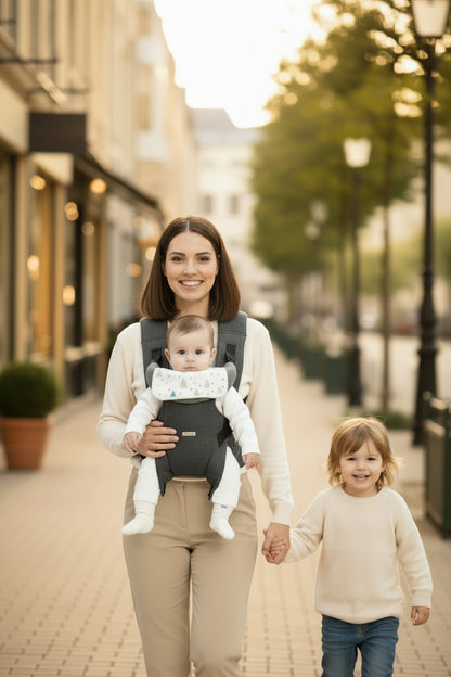 Porte bébé Azylis maman bebe enfant promenade ville