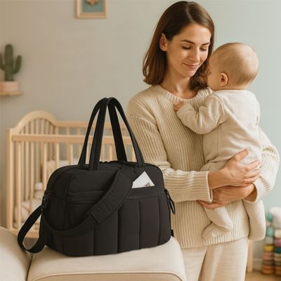 SAC A LANGER ONAE maman bebe bras sac a langer noir