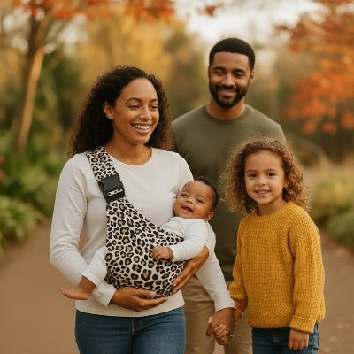 bebe porte en echarpe trend famille balade