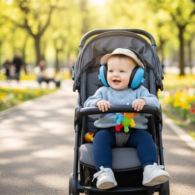 CASQUE ANTI BRUIT BEBE - LILO™ - Petit Trésor