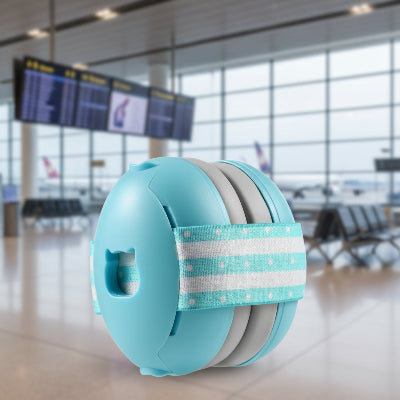 casque anti-bruit bebe moma modele bleu