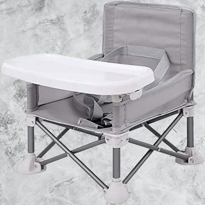 Chaise Pliante - BabyBoosterSeat™ - Gris - Petit Trésor