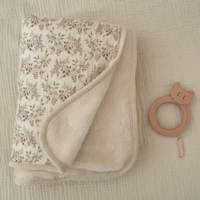 couverture bebe bohemia branche hochet