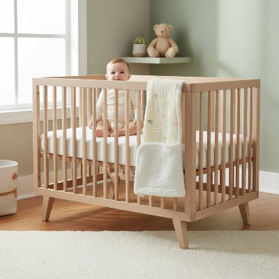 couverture bebe izia coeur sur lit
