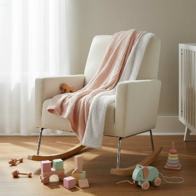couverture bebe lizia modele rose balancelle