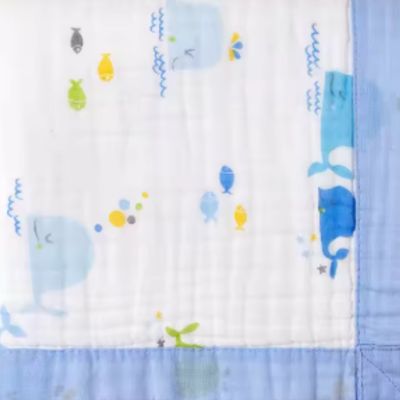 couverture bebe terra baleine