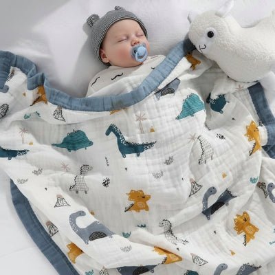 couverture bebe terra dinosaure bebe endormi