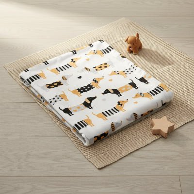 couverture bebe widly presentation chiens