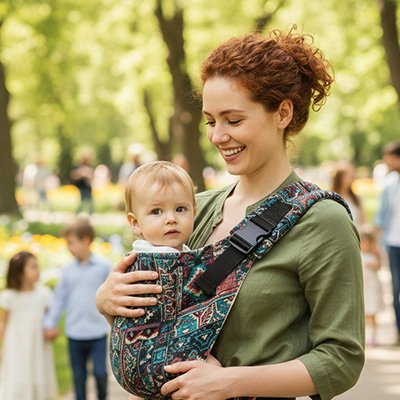 ÉCHARPE DE PORTAGE BÉBÉ - TRIBAL™ - Petit Trésor