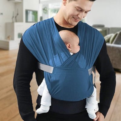 echarpe de portage en coton bio frog papa bebe