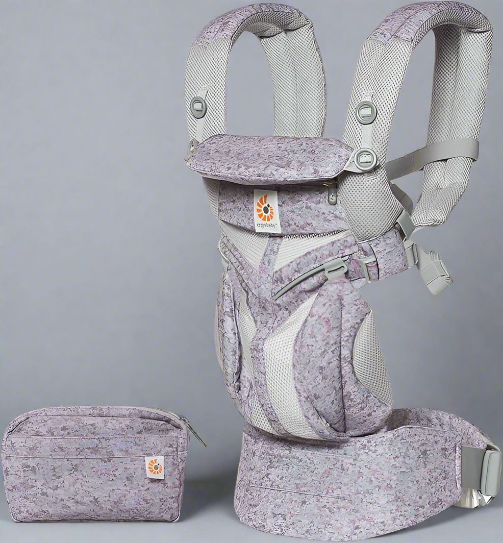 Porte Bébé - BreathBabyBag™ - Mauve Lavande - Petit Trésor