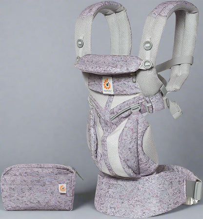 Porte Bébé - BreathBabyBag™ - Mauve Lavande - Petit Trésor
