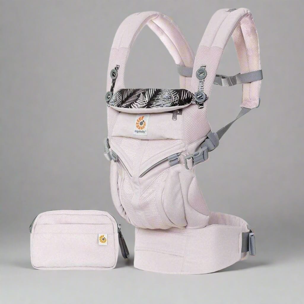 Porte Bébé - BreathBabyBag™ - Rose Maille - Petit Trésor