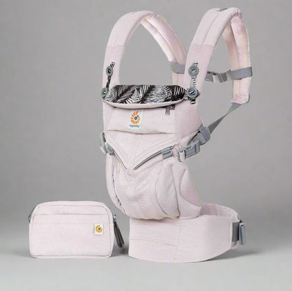 Porte Bébé - BreathBabyBag™ - Rose Maille - Petit Trésor