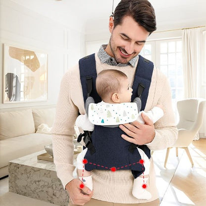 Porte bébé  bébé face papa salon