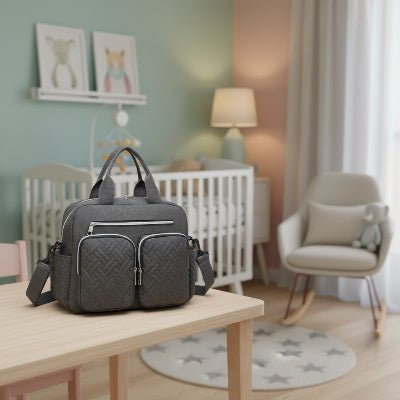sac a langer bebe movea gris chambre