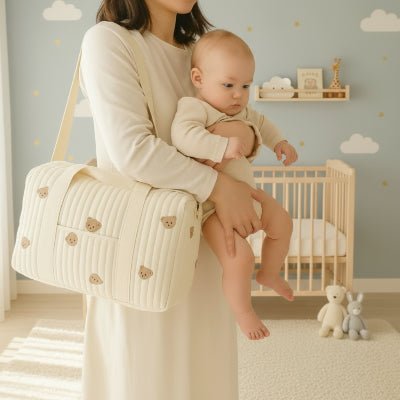 sac a langer bebe teddy bebe face monde