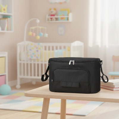 sac a langer siam noir sur table chambre