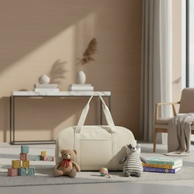sac maternite orya sac blanc sol