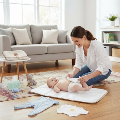 tapis a langer nomade dellia change bebe salon