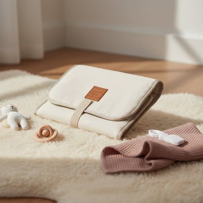 tapis a langer nomade dellia modele beige