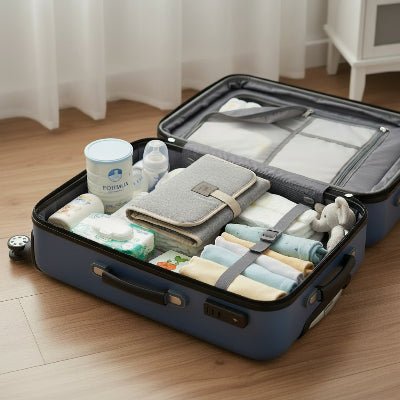 tapis a langer nomade dellia valise voyage