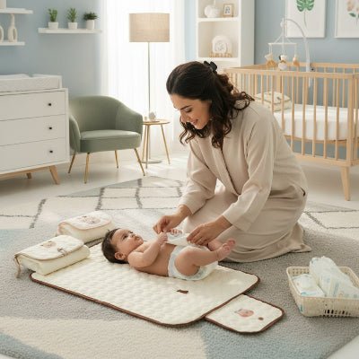 TAPIS À LANGER NOMADE - ELIO™ - Petit Trésor